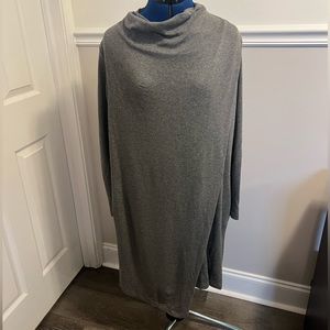 COS Dark Gray Asymmetrical Knit Dress